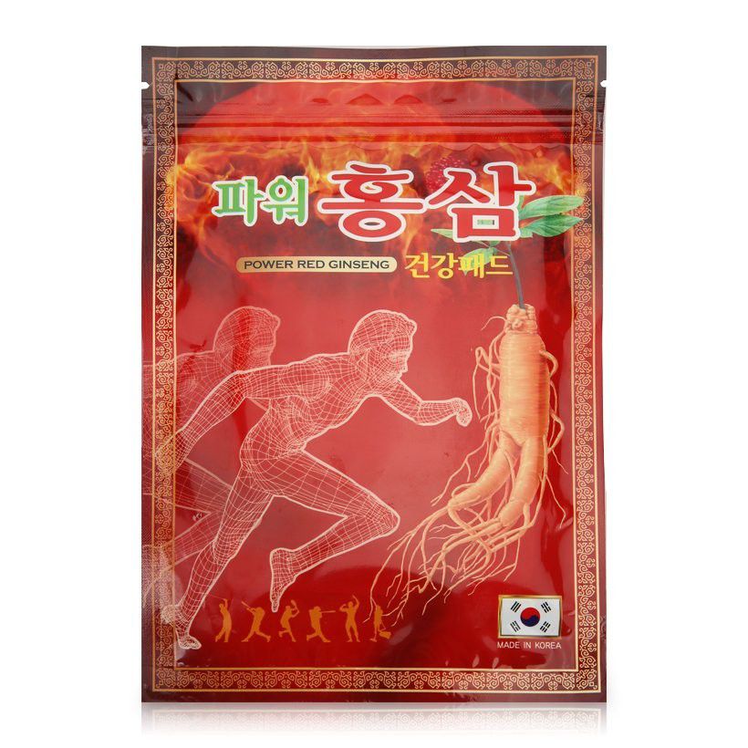 [CHÍNH HÃNG] Cao dán hồng sâm Hàn Quốc Bịch đỏ 20 miếng dán