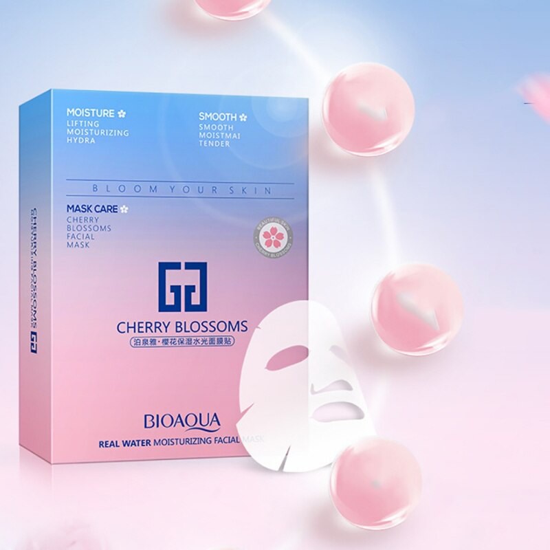 Combo 50 mặt nạ Bioaqua Cherry Blossoms dưỡng trắng da