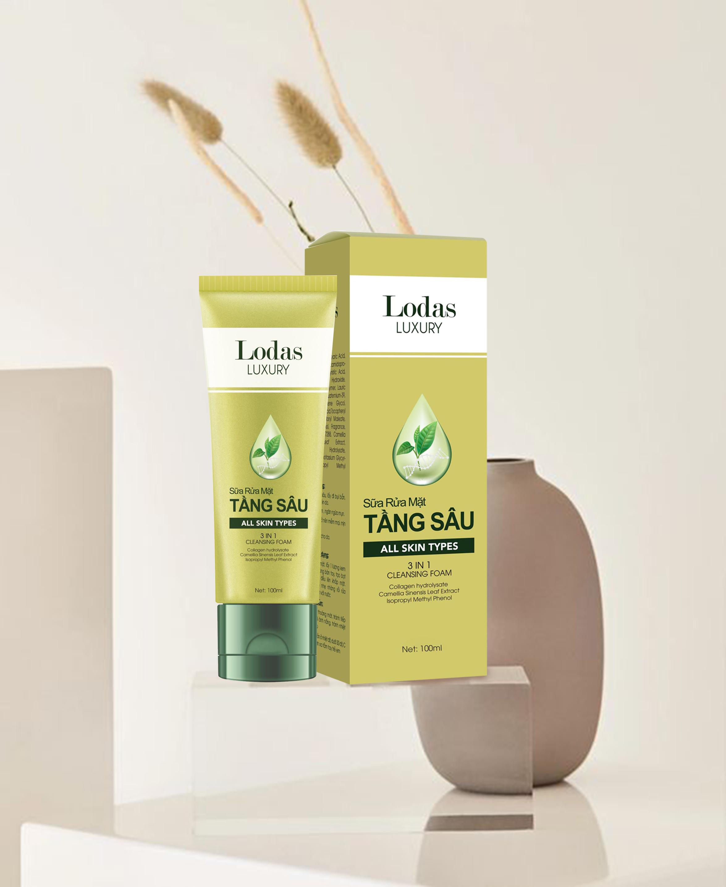 Sửa Rữa Mặt Lodas Luxury - Dung tích 100ml