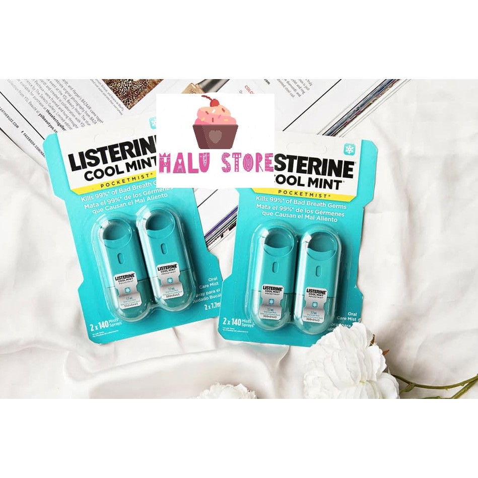 Xịt thơm miệng Listerine Pocketmist USA - (7.7ml)