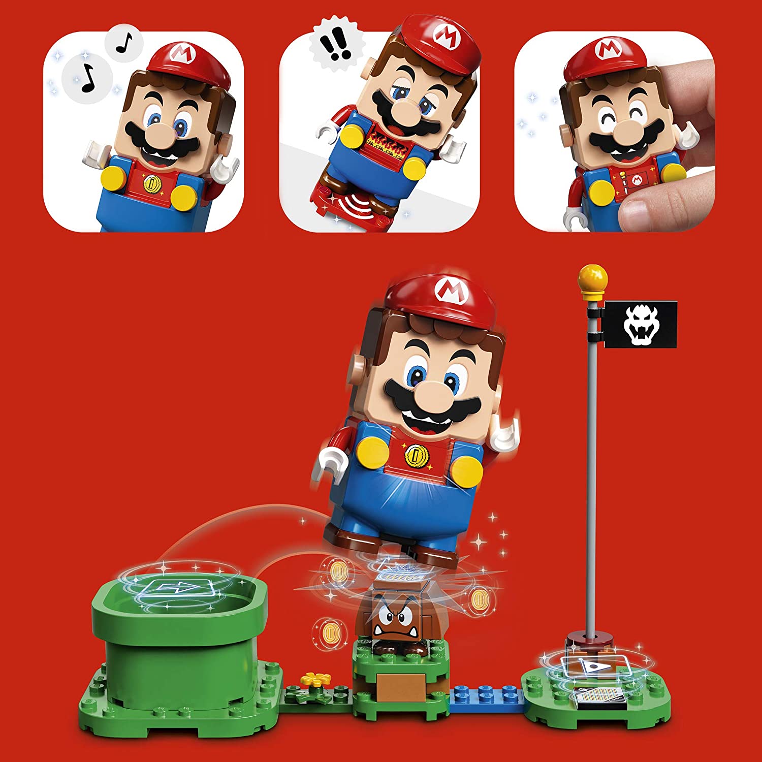 [HAPPY BRICKS] LEGO  SUPER MARIO - 71360 - NHỮNG CUỘC PHIÊU LƯU VỚI MARIO BỘ KHỞI ĐẦU - ADVENTURES WITH MARIO STARTER COURSE