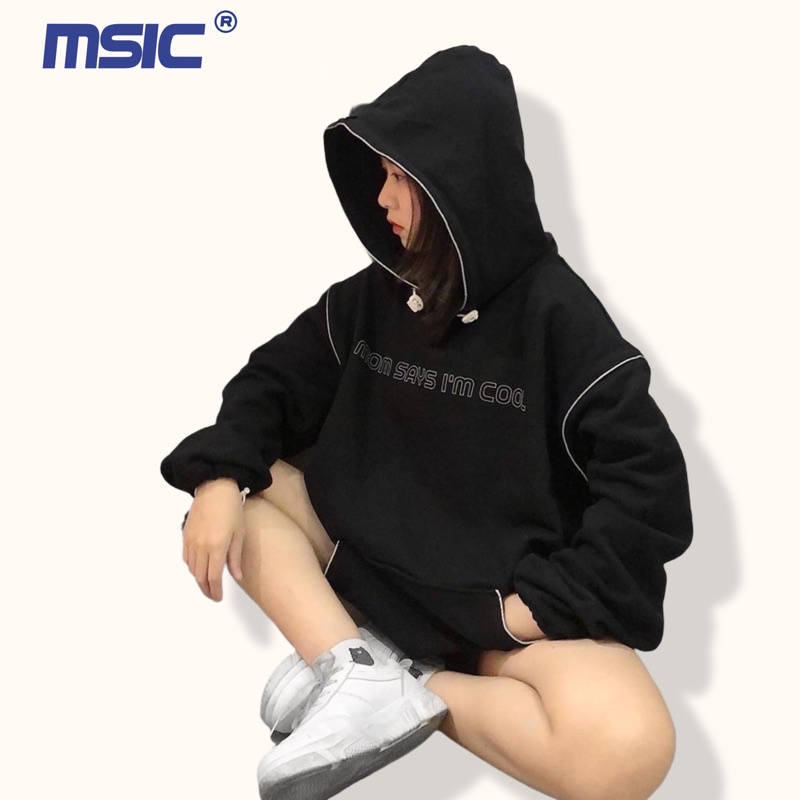 Áo Hoodie Msic (Đen)