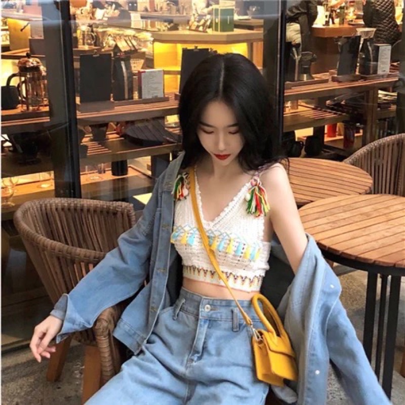 Set đồ bơi bikini đi biển 3 món sang chảnh (Có bán lẻ)