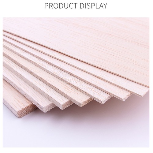 Combo 4 miếng Gỗ balsa kích thước 500x100mm