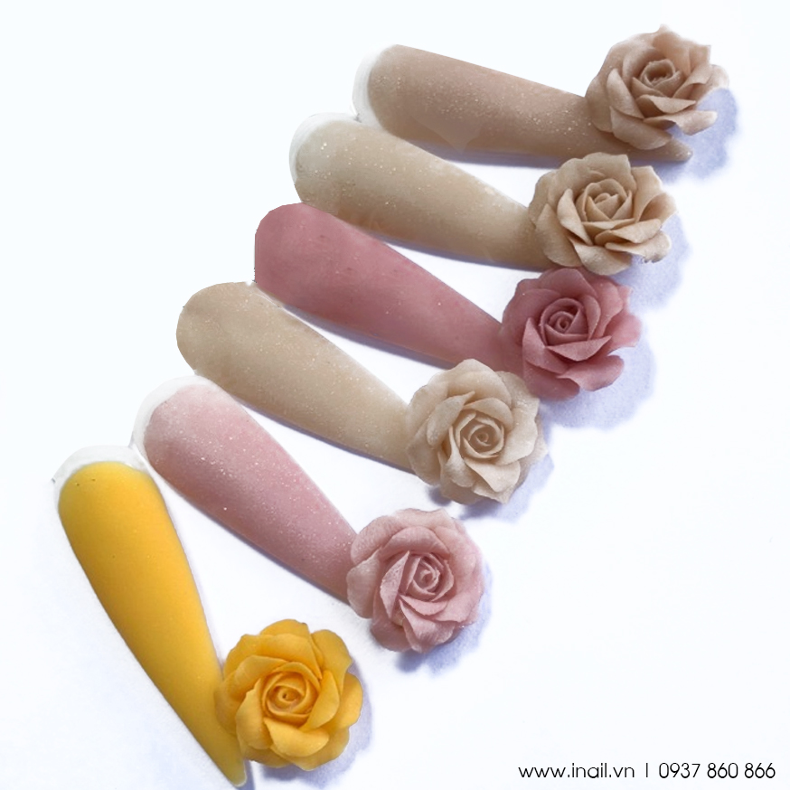 Set Bột Đắp Hoa -set 12 Màu - phụ kiện nails minh anh
