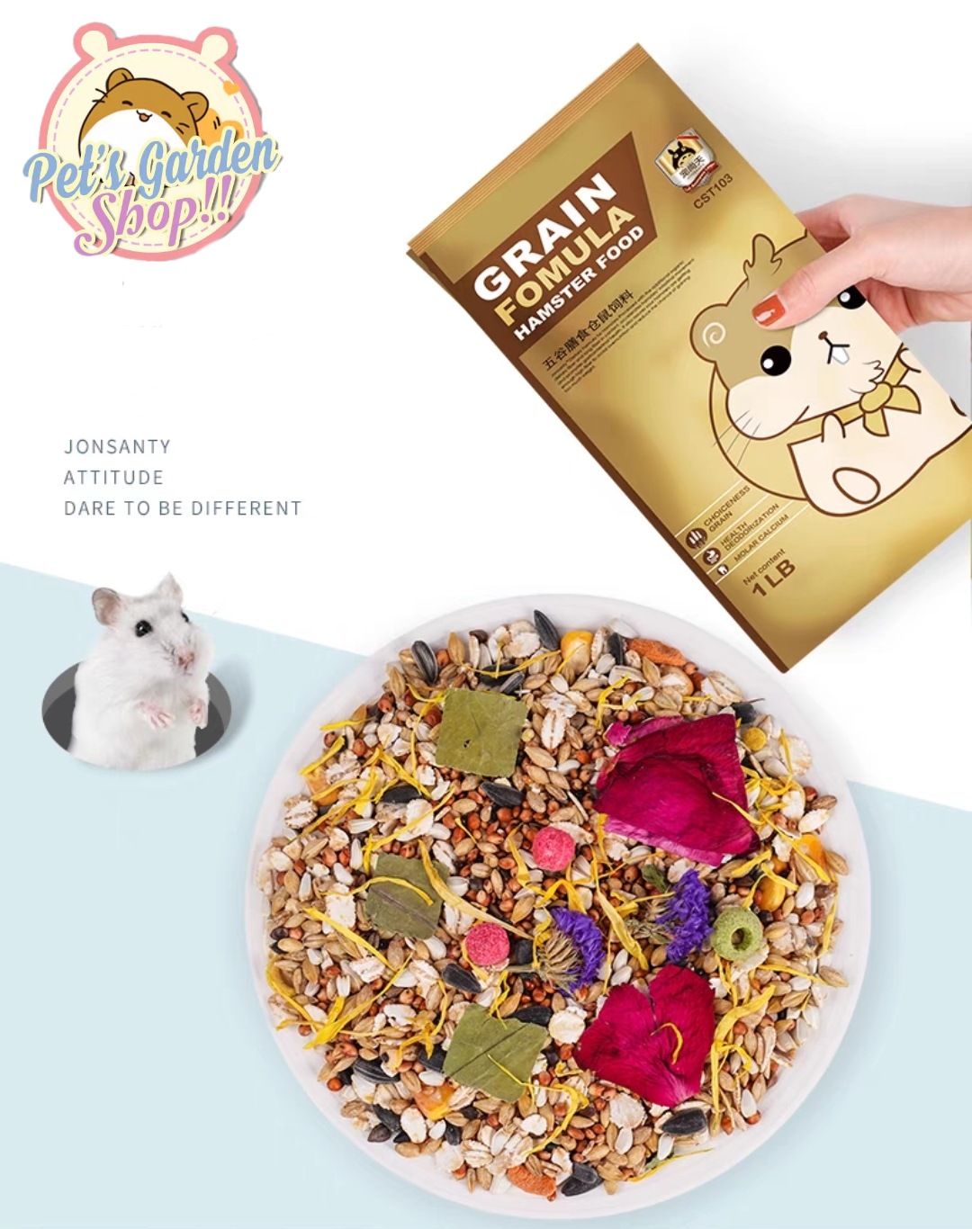 Thức ăn thảo mộc Jonsanty cho hamster