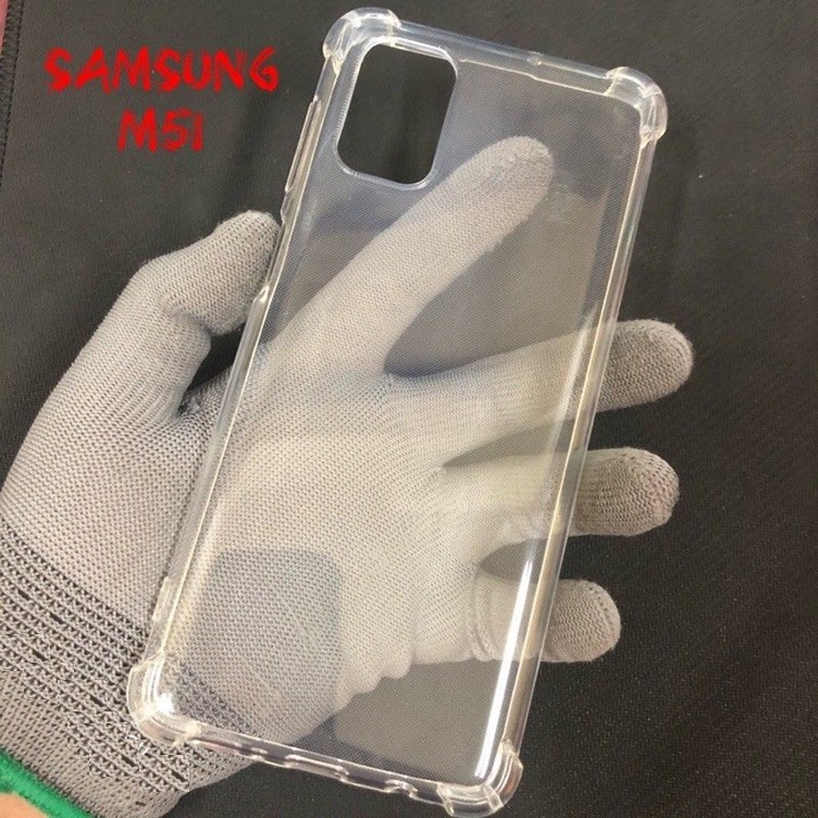 Ốp Samsung M51 - Dẻo Trong Chống Sốc Bảo Vệ Camera