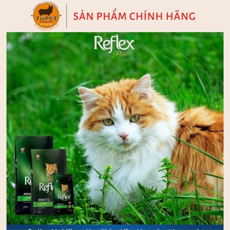 Thức Ăn Cho Mèo Trưởng Thành Reflex PLUS Adult Vị Thịt Gà Nguyên 1,5kg Cân Bằng Dinh Dưỡng, Mượt Lông