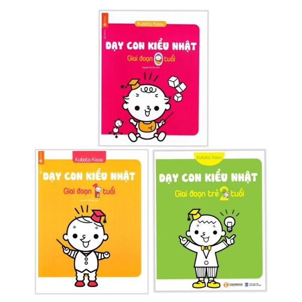 Combo dạy con kiểu nhật - giai đoạn 0 đến 2 tuổi