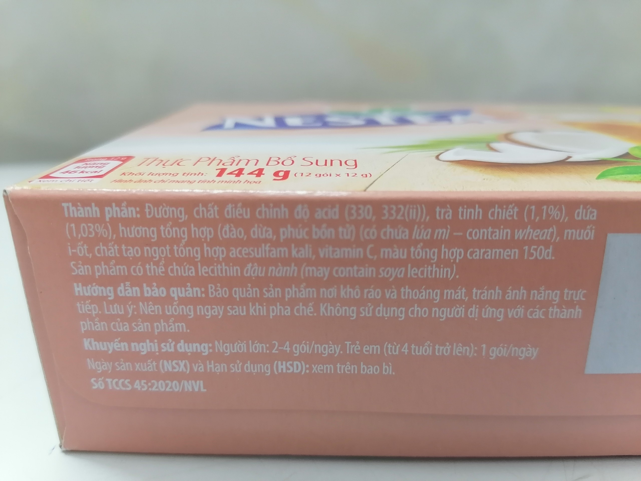 [Hộp 144g – HOA QUẢ] TRÀ HÒA TAN [VN] NESTEA Fruit Flavor Tea