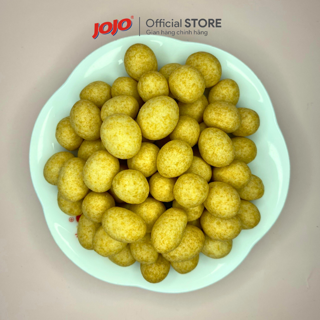 Đậu Ròn Ròn JOJO Vị Tôm Nướng Muối Ớt Loại 70G (Tặng đậu Hà Lan Loại 30G)