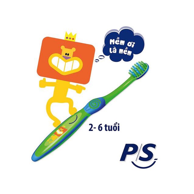 Bàn Chải Đánh Răng P/S Trẻ Em 2 - 6 Tuổi (Màu Ngẫu Nhiên)