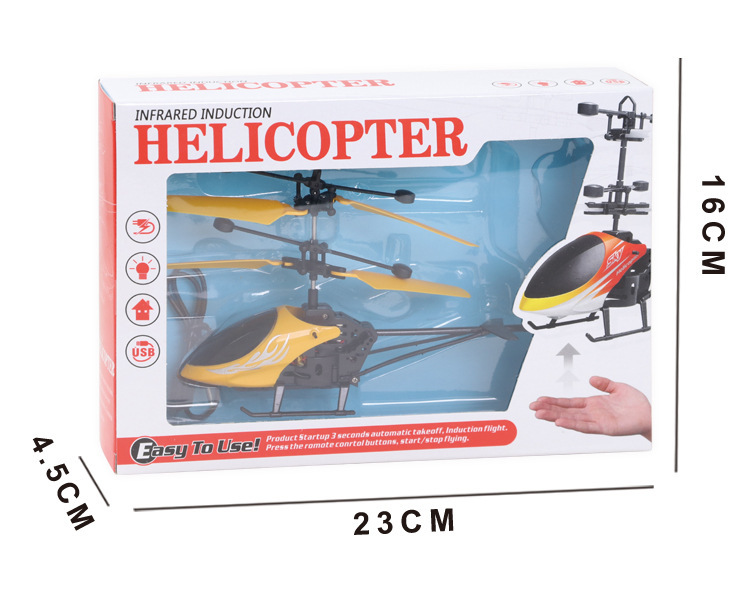 [TẶNG KÈM CÁP SẠC] Đồ chơi máy bay trực thăng cảm biến an toàn cho trẻ nhỏ