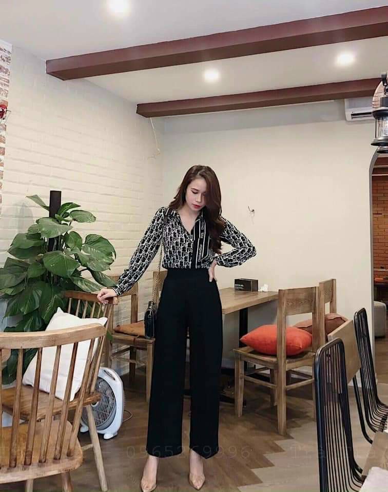 QUẦN TÂY CÔNG SỞ NỮ ỐNG RỘNG .