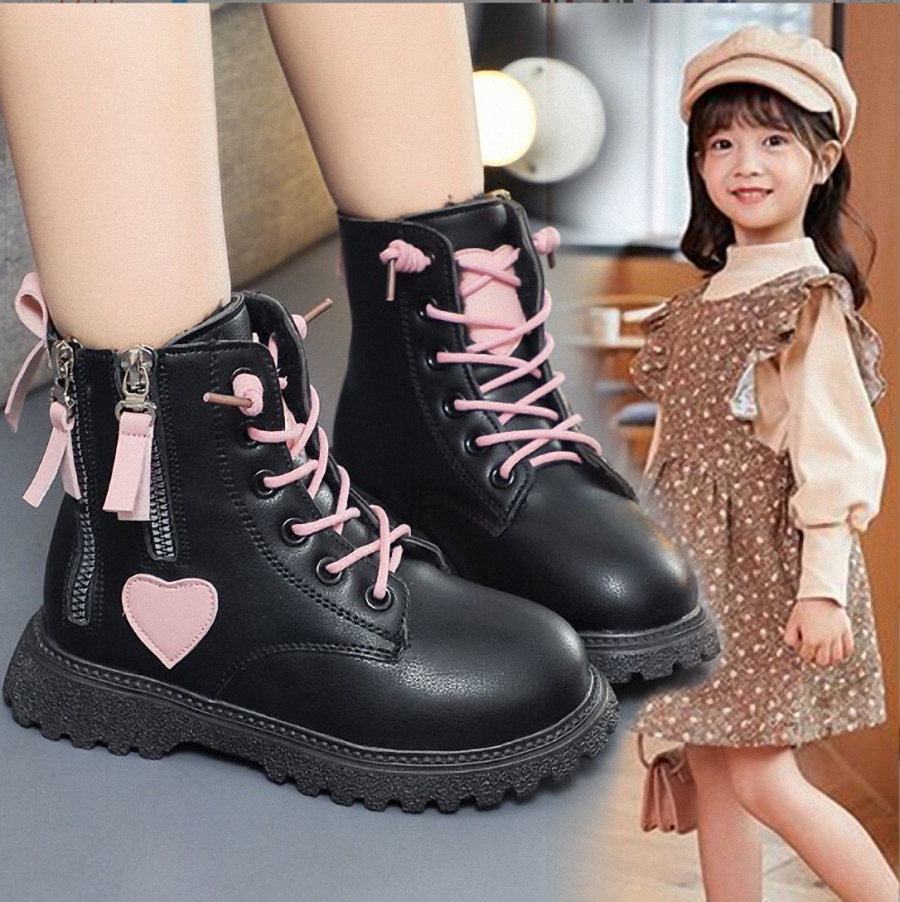 Giày bốt bé gái ( cao cấp ) Da mềm êm chân size 26-37 BG249