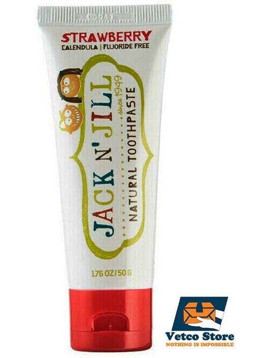 Kem đánh răng em bé Jack N' Jill - Raspberry (nuốt được) của Úc