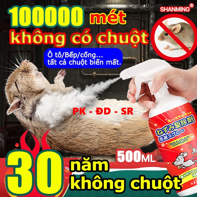Bình Xịt Đuổi Chuột 500ml Siêu Hiệu Quả - Siêu Rẻ