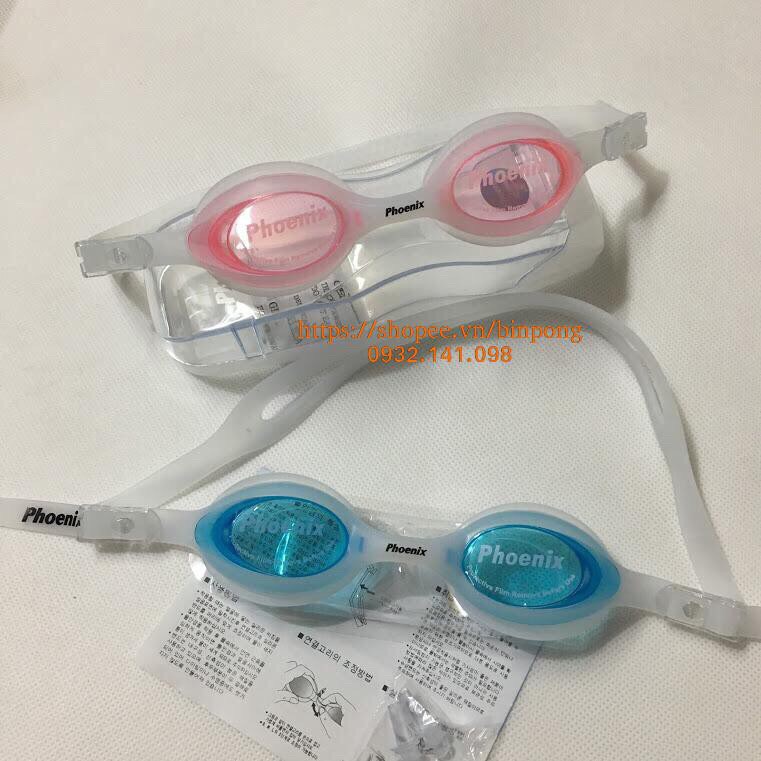Bộ nón bơi và kính bơi phoenix 207( Nhiều màu)