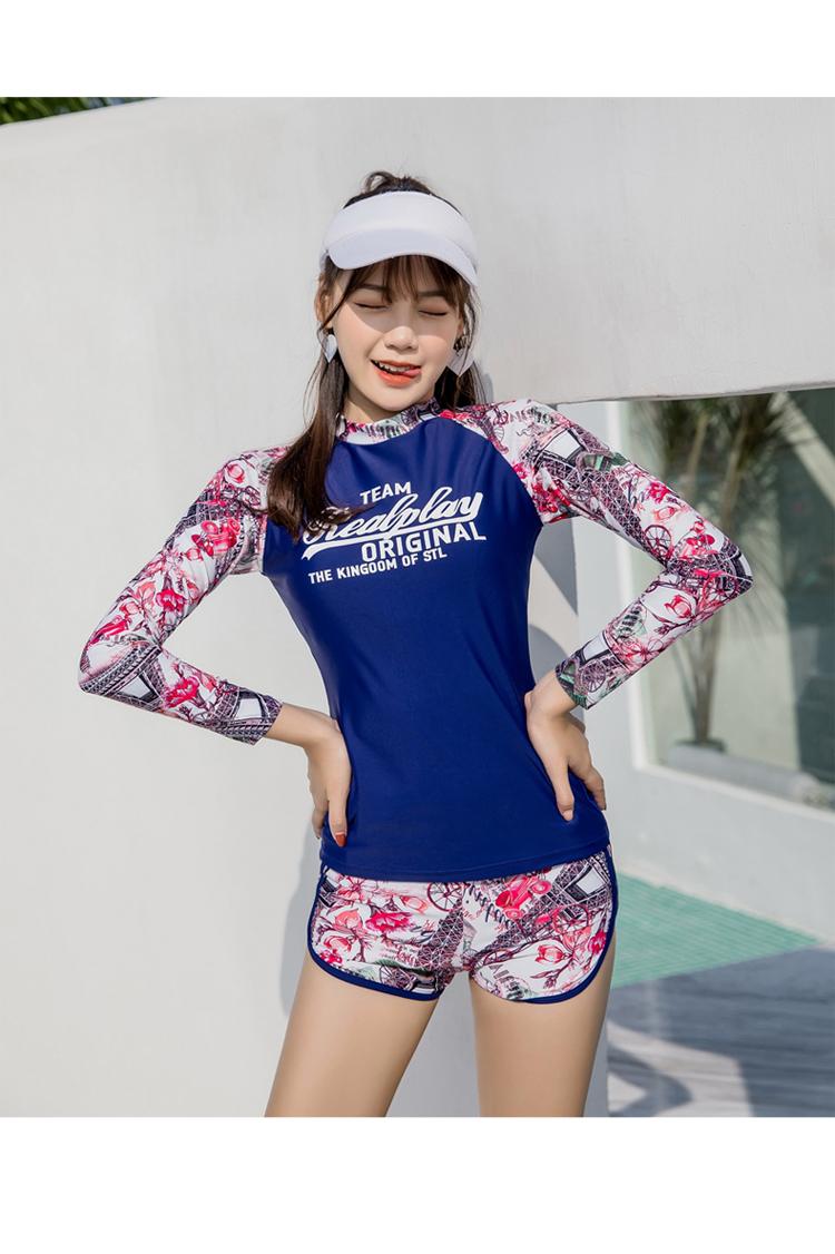 Đồ bơi nữ tay dài trẻ trung