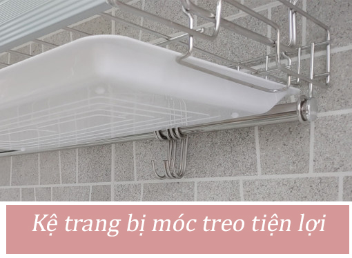kệ chén bát inox 304, kệ chén bát treo Tủ bếp - ALC A