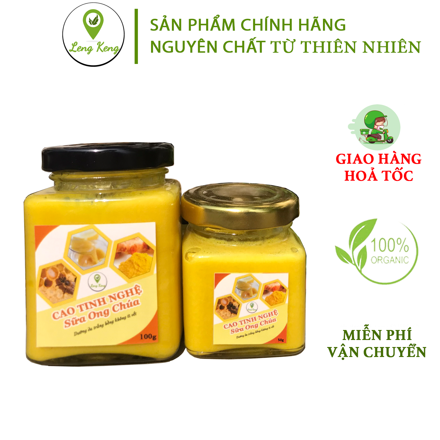 Cao tinh nghệ sữa ong chúa 120g– mặt nạ kem nghệ đắp mặt giảm mụn tàng nhang sỉ lh