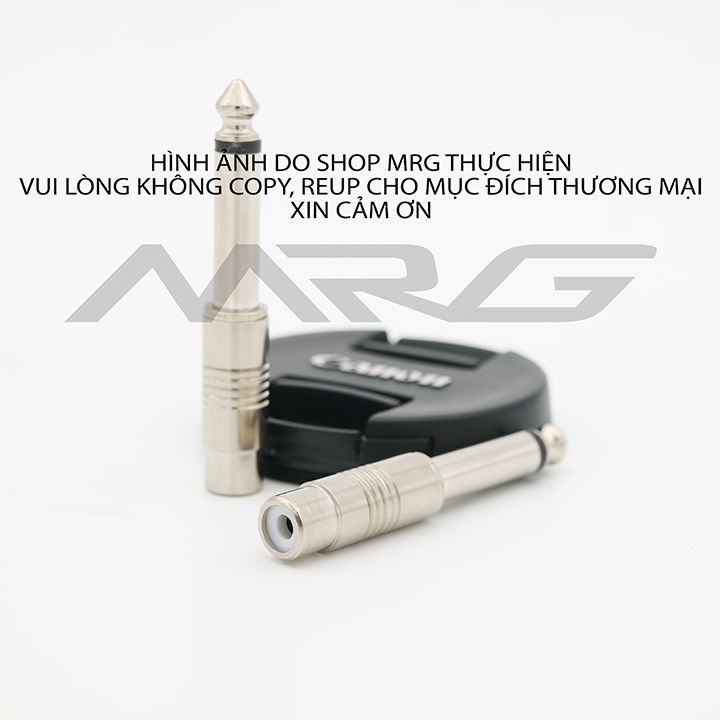 (1 cái) Đầu Chuyển Jack 6ly Av Bông Sen Màu Bạc