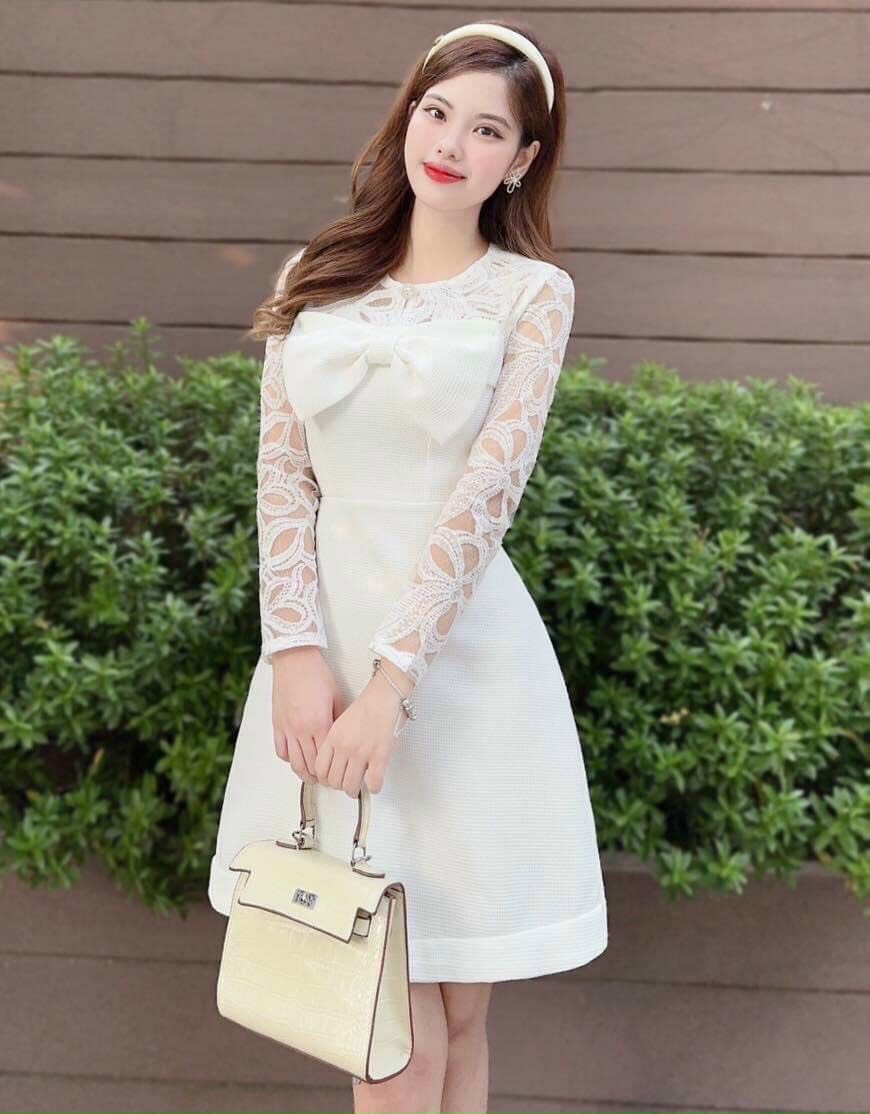 Đầm TAPTA Phối Ren