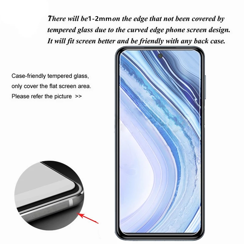 Kính cường lực Xiaomi Redmi Note 9s note9s, Redmi note 9 Pro, Redmi note 9 Pro Max trắng trong suốt độ cứng 9H siêu cứng bảo vệ màn hình tối đa