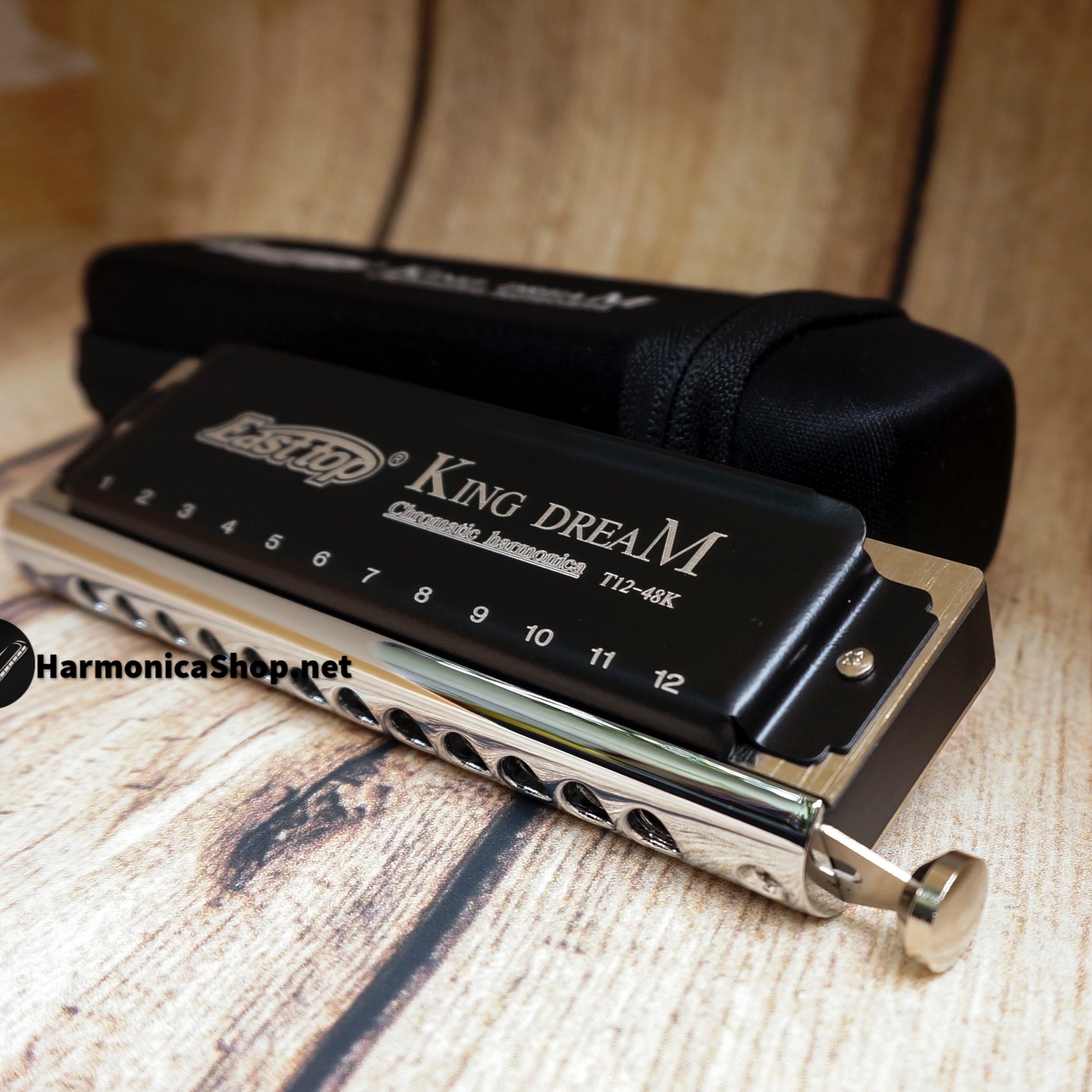 Kèn Harmonica EASTTOP CHROMATIC KING DREAM T12-48K