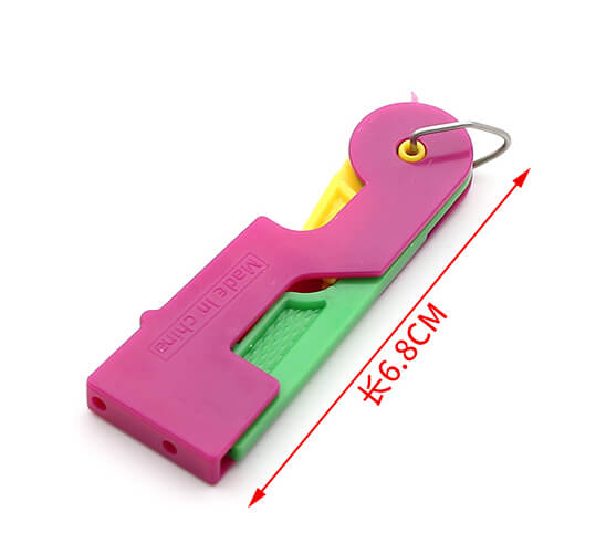 Plastic Handle Craft Thread Cutter+Threader Sewing Use Tool Elderly Guide Needle Easy Device Automatic Tool Sewing Accessories
