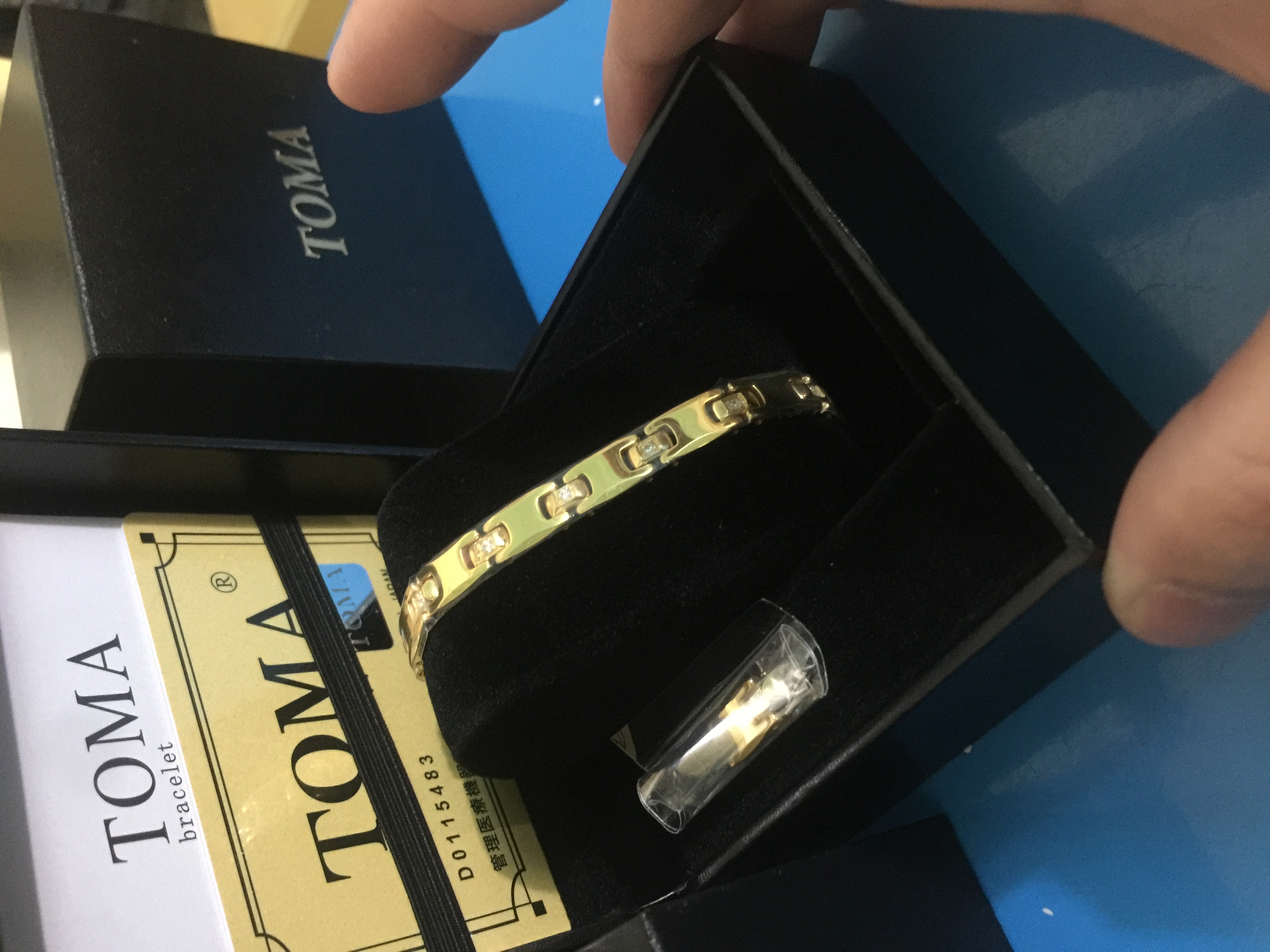 Buy TOMA 3F Female's Bracelet Pink-Gold Magnetic Bracelet Germanium  Warranty Included, Made in Japan Online at desertcartUAE