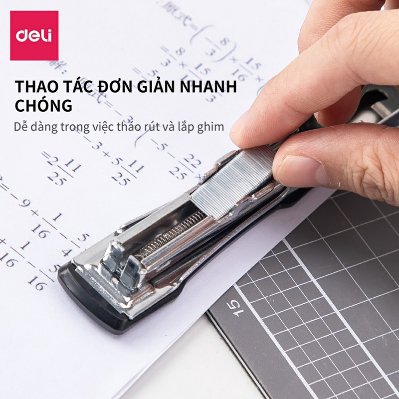Ghim dập số 10 (15 tờ)  0010N (Deli)