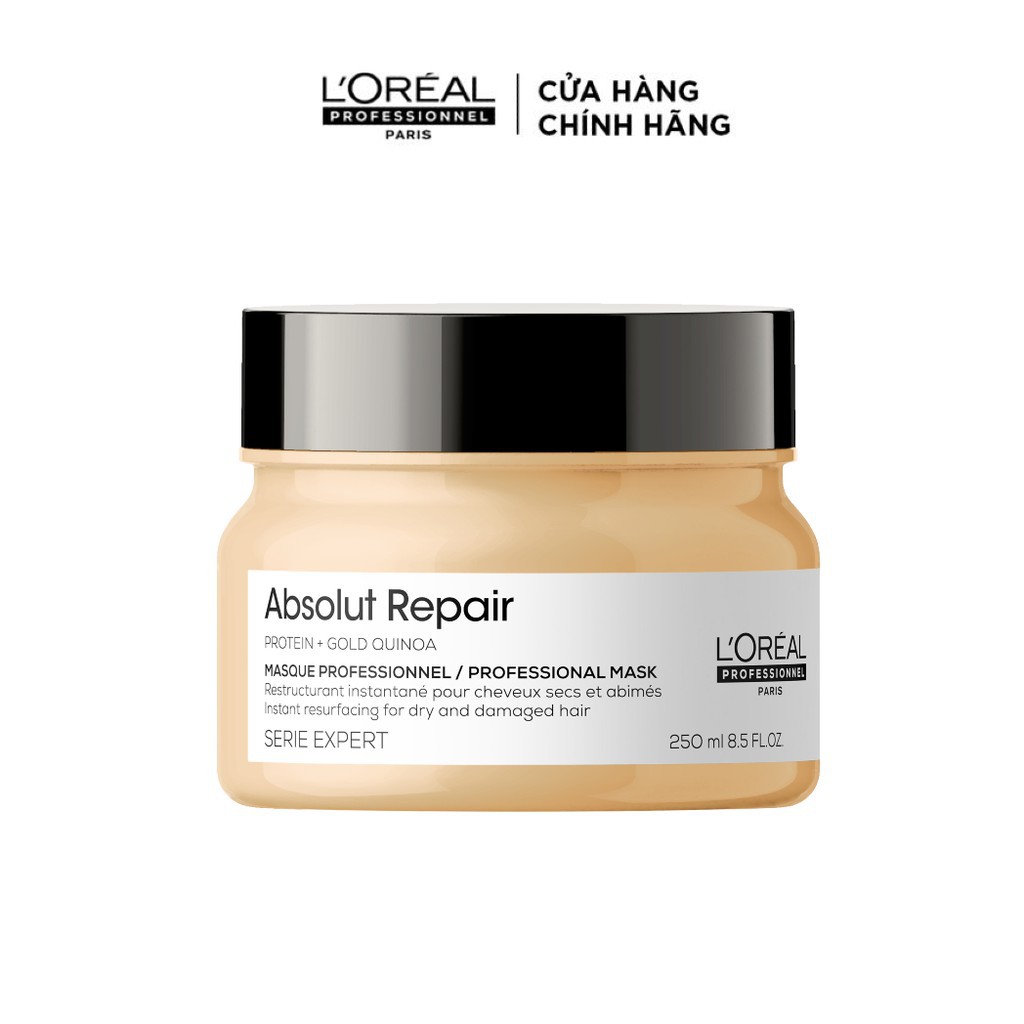 KEM HẤP L'OREAL ABSOLUT REPAIR CHĂM SÓC TÓC HƯ TỔN 250ML - 500ml