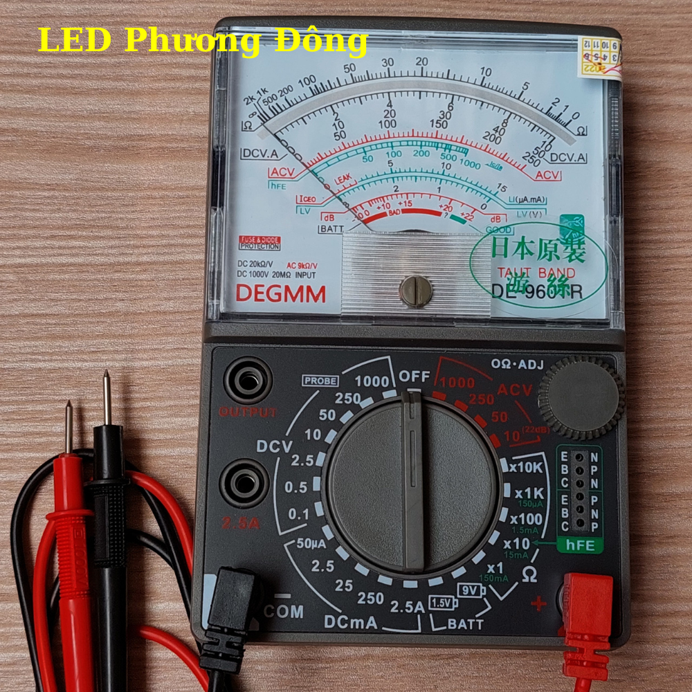 Đồng hồ đo điện vạn năng DEG MM - 960TR