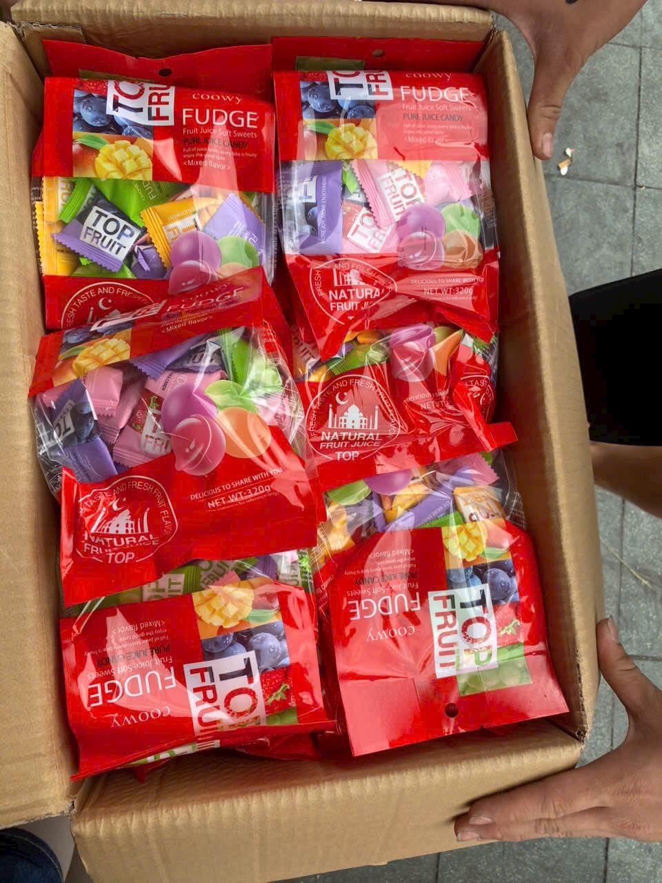 Kẹo dẻo trái cây Top Fruit Túi 320G (Mix vị)