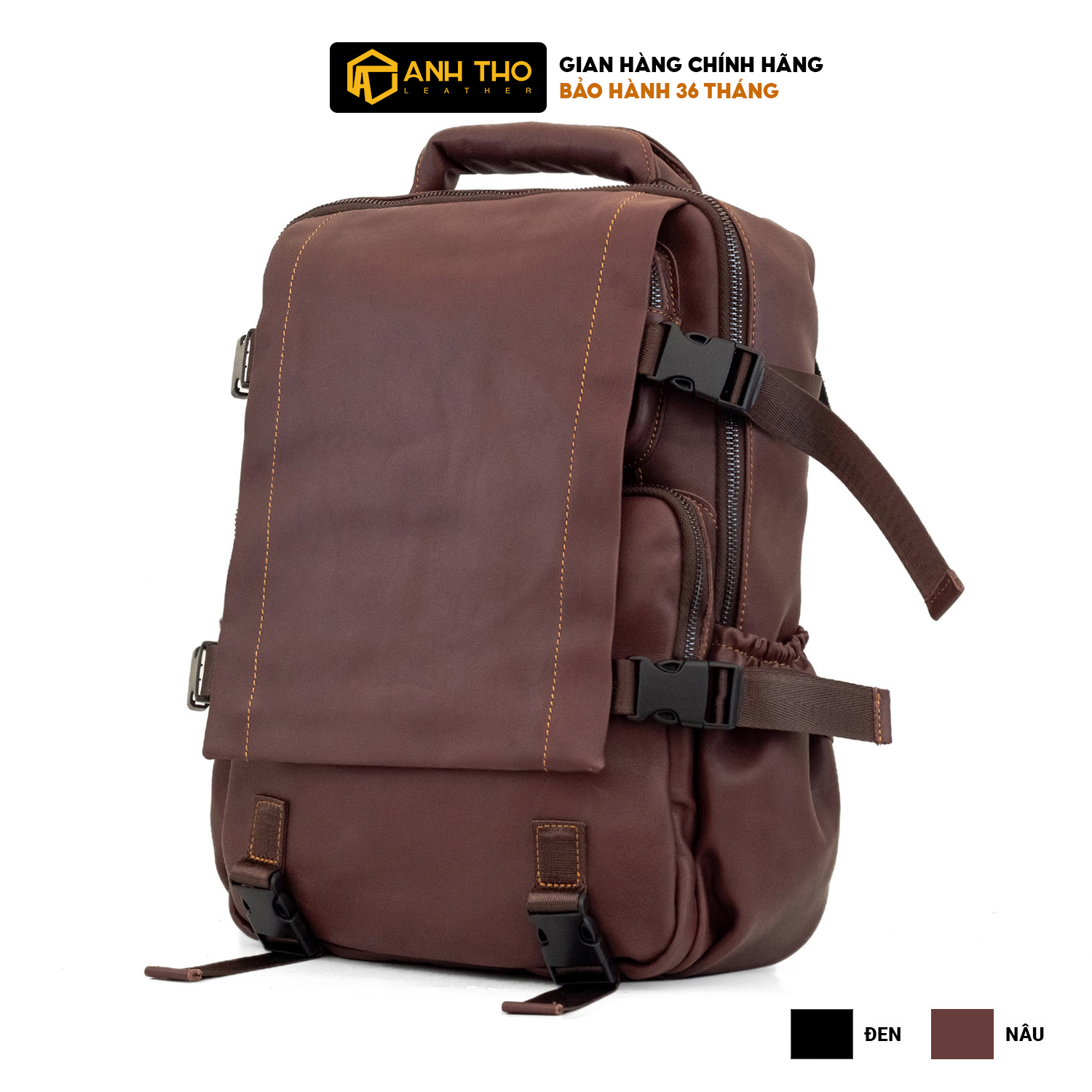 Balo da bò EMO MNBL-03 | Anh Tho Leather