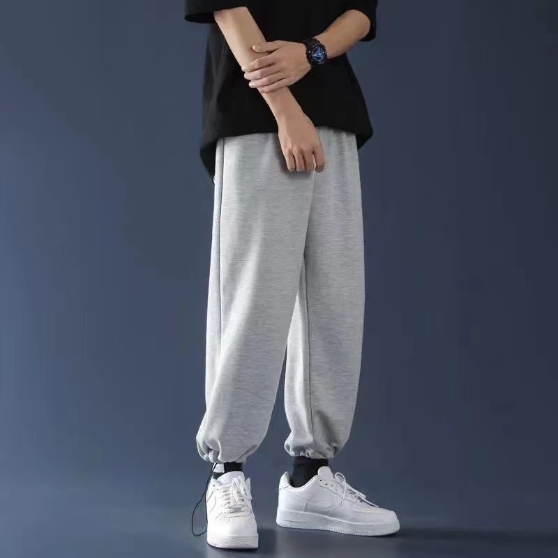 Quần jogger nam nữ ống rộng BÓ CHUN basic track pants unisex