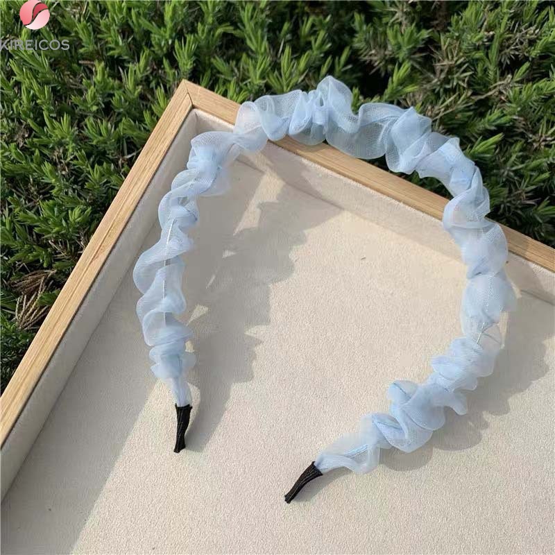 [HCM]Băng Đô Tóc Bờm Cài Tóc Vải Nhún Bèo Siêu Xinh
