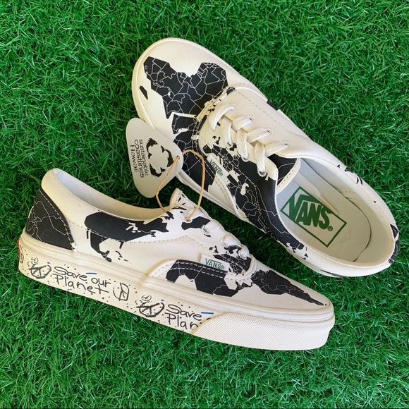 GIÀY VANS ERA SAVE OUR PLANET WHITE BLACK