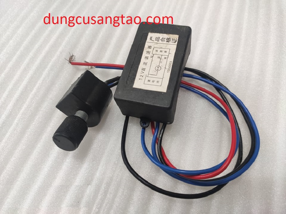 Bộ điều chỉnh tốc độ motor Dimmer 12V DC (chỉnh lưu / chỉnh điện áp / điều tốc)
