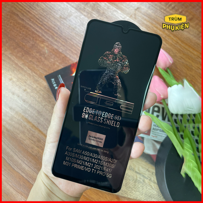 Kính cường lực KingKong full màn cho SamSung A20 A22 A30 A30s A31 A32 A50 A50s A51 A52 A53 A70 A71 A72 A73 A80 A90 S20 FE