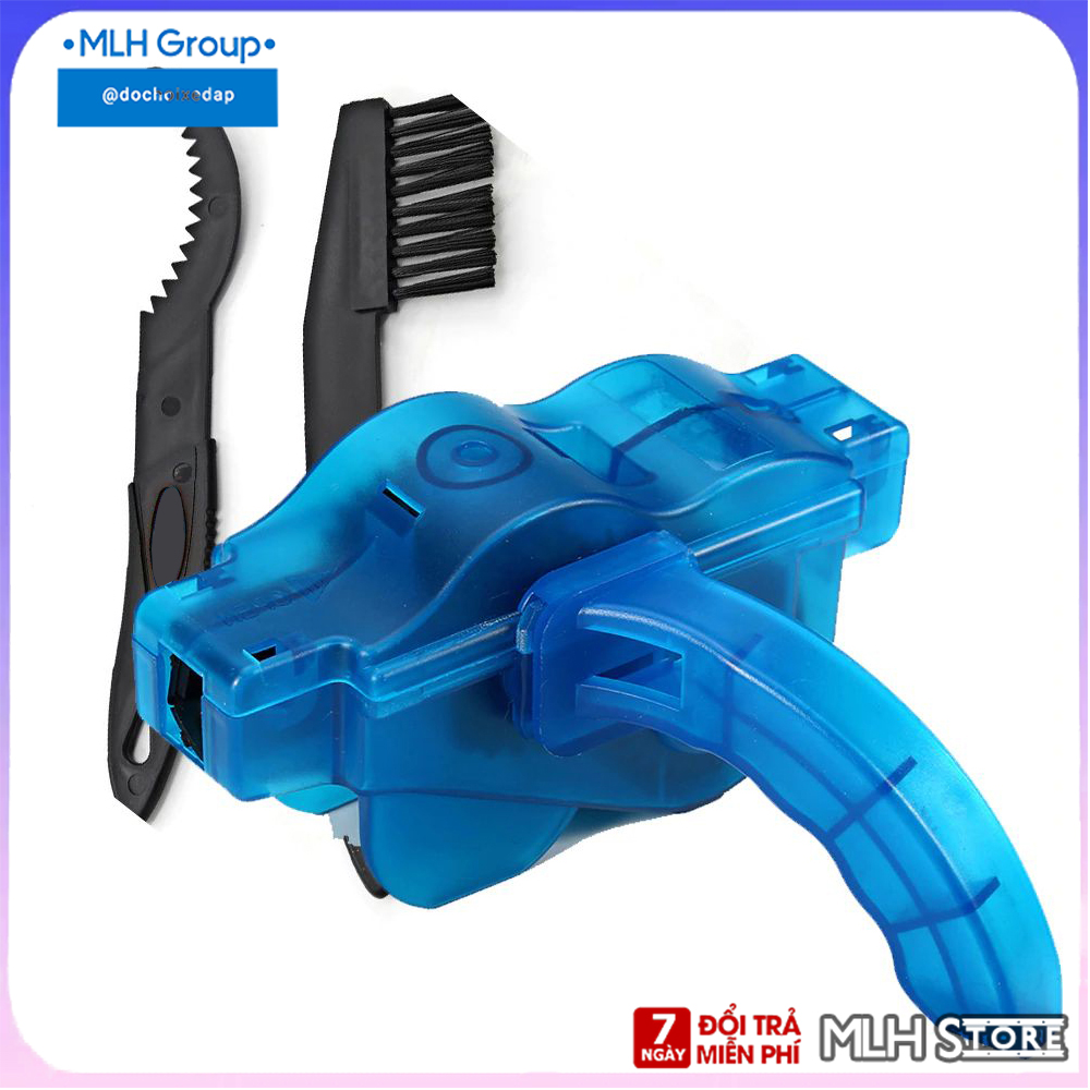 Bộ dụng cụ chà sên xích xe đạp MLH giúp dễ dàng chùi rửa vệ sinh sạch sẽ kèm cây chùi rửa vệ sinh líp xe