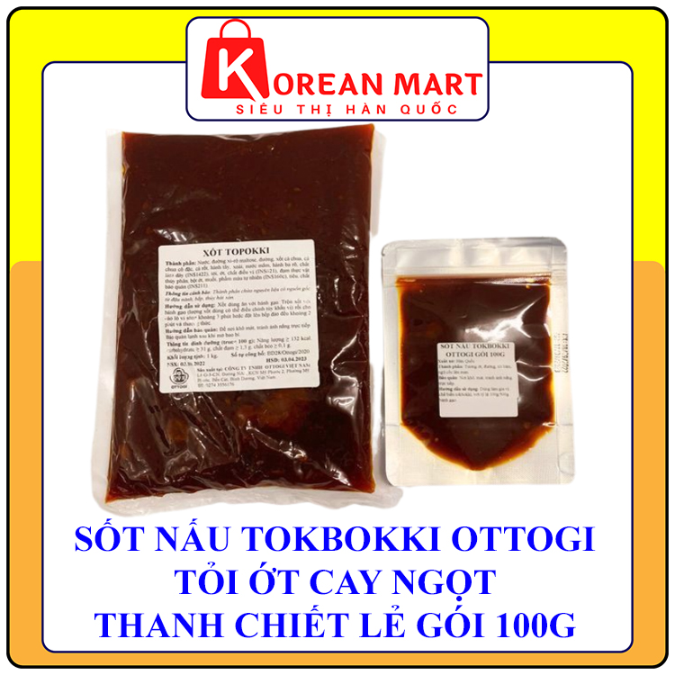 Sốt nấu Tokbokki Hàn quốc gói  100g
