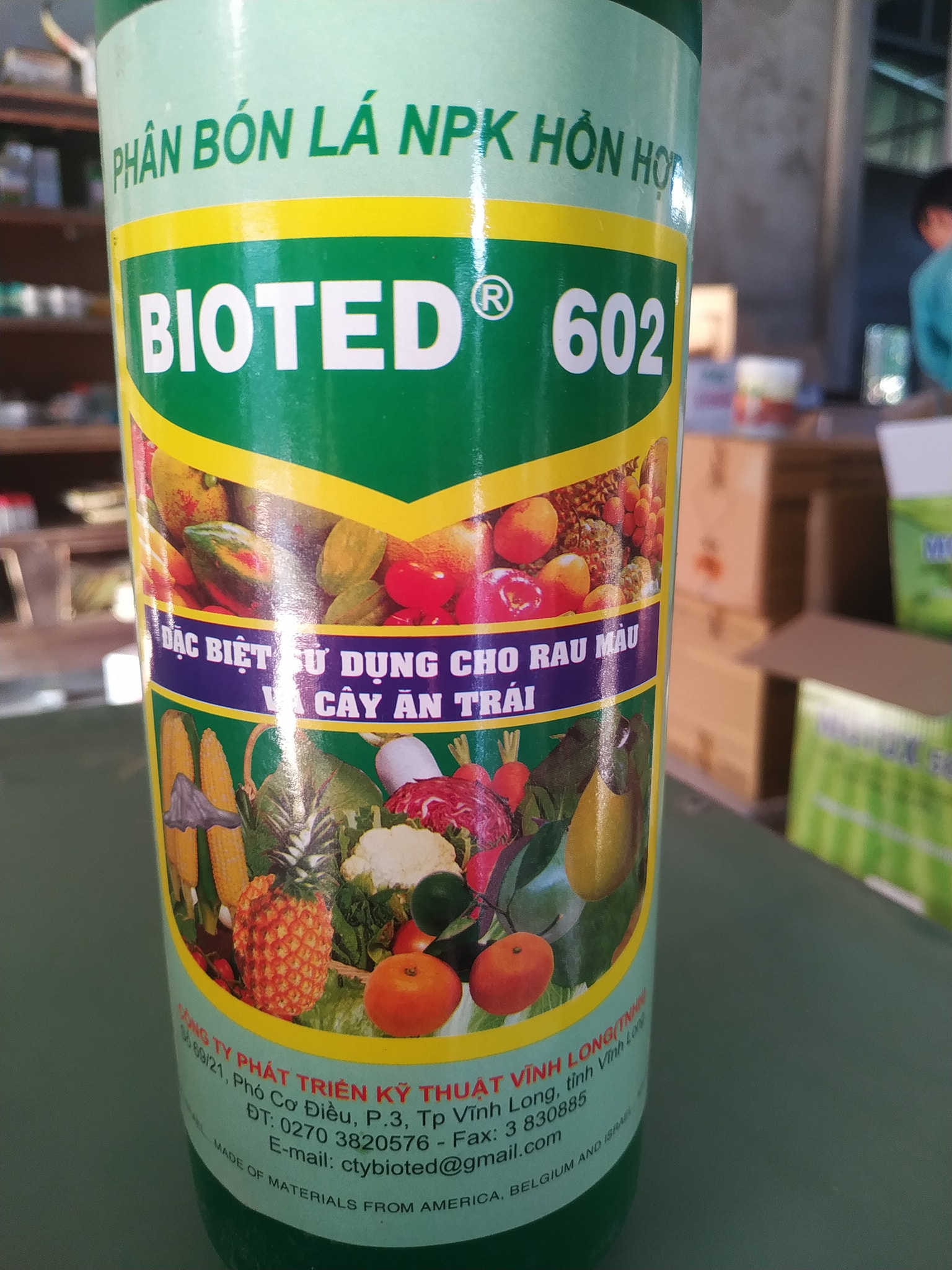 Phân bón lá NPK Bioted 602 - Chai 1 lít