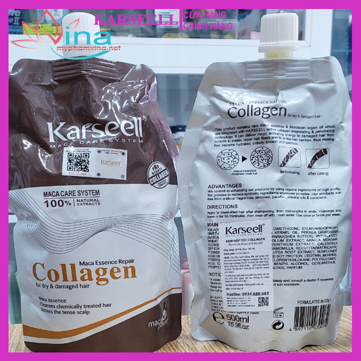 Hấp dầu Collagen Karsell 500ml