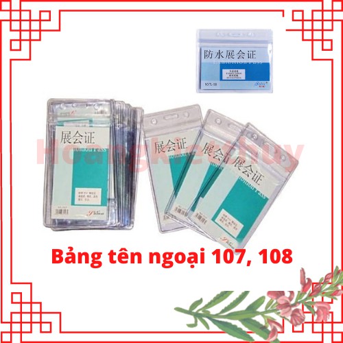 Bảng tên Zipper 107 (đứng), 108 ( ngang)