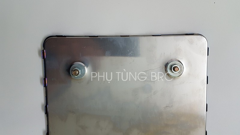 Bộ khung biển số titan 7 màu cao cấp ( Bộ đầy đủ: khung, mica và đế inox)