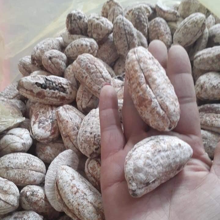 Chuối hột rừng chín bóc vỏ khô