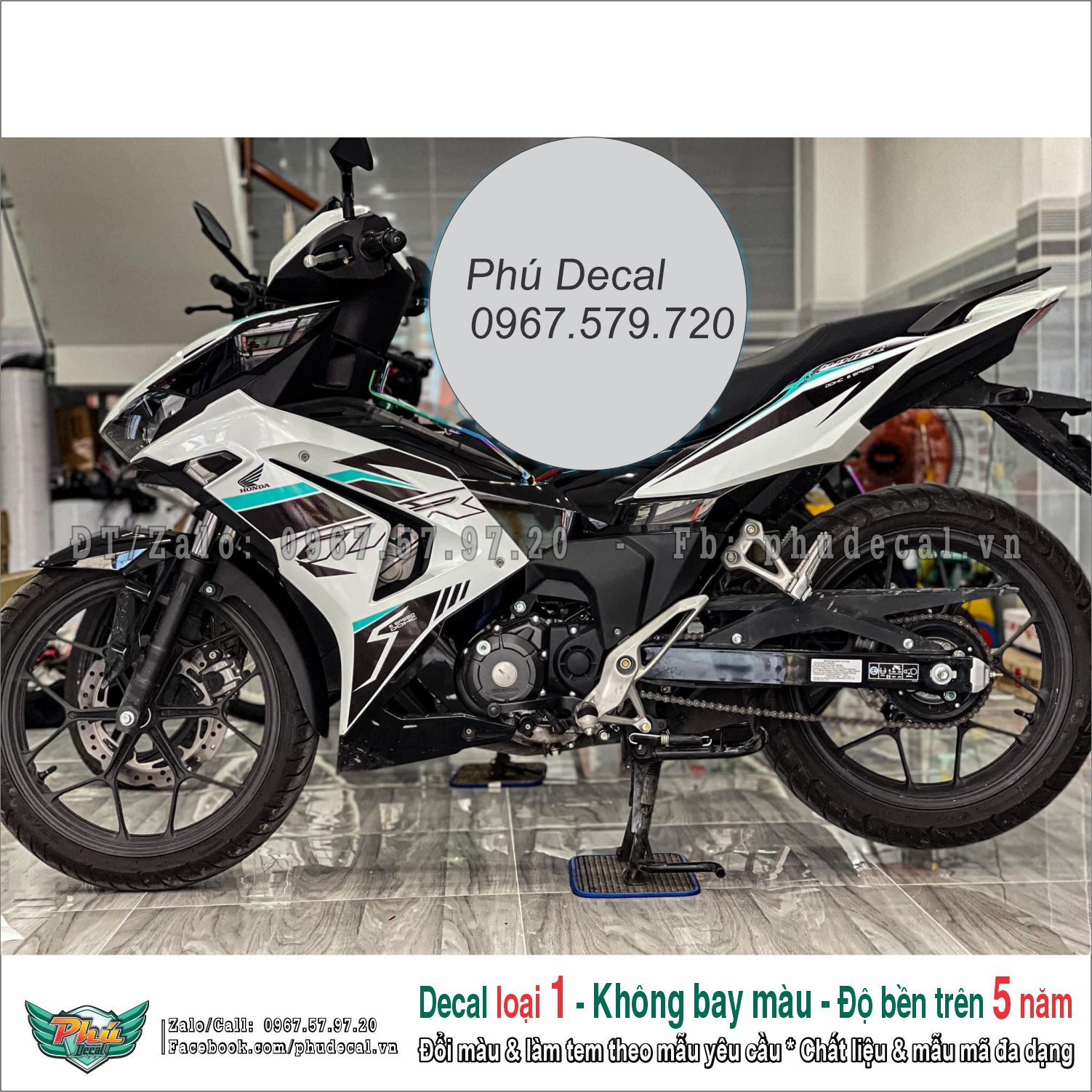 Tem rời winner v3 trắng gtr