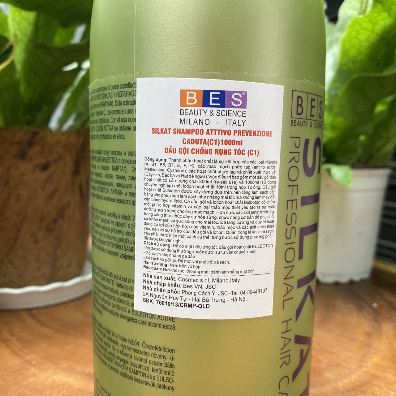 [HCM]Dầu gội chống rụng tóc Bes Hergen C1 Bulboton Shampoo 1000ml